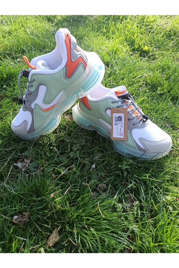 26-37 Numara Air Taban Ortopedik Unisex Beyaz Çocuk Ayakkabı - 3