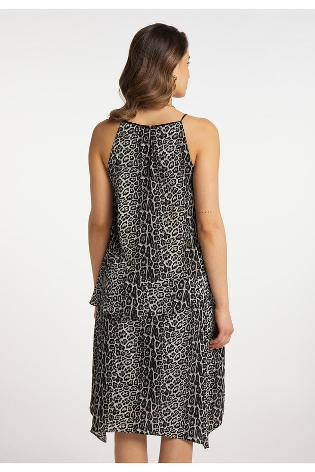 Kleid mit Leoprint nelice - 2