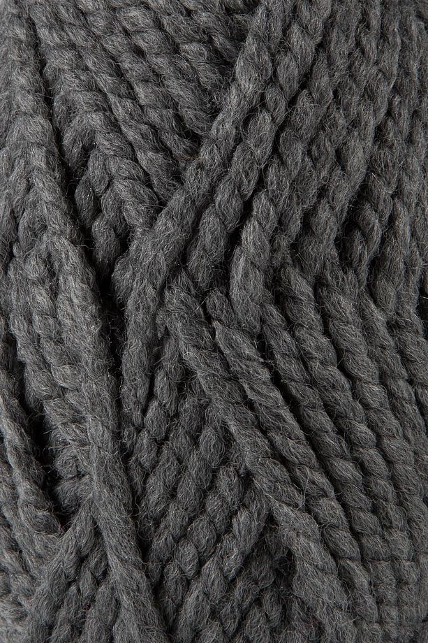Premium Wool Ease El Örgü Ipi Atkı Bere Şapka Ip Panço Ipi Hırka Ipliği Gri - 3