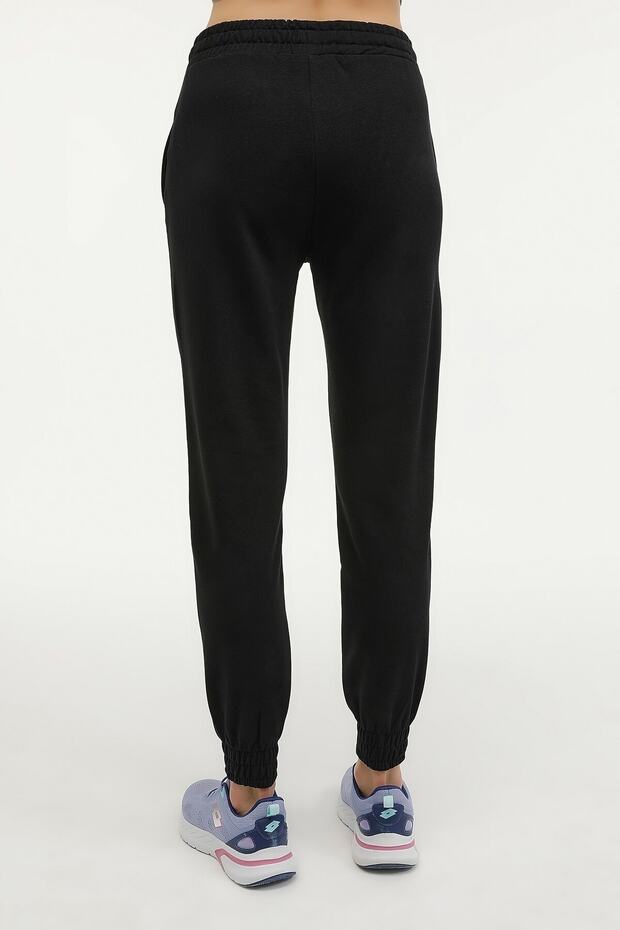 W-slg09 Anıta Jogger 2pr Siyah Kadın Eşofman Altı - 2
