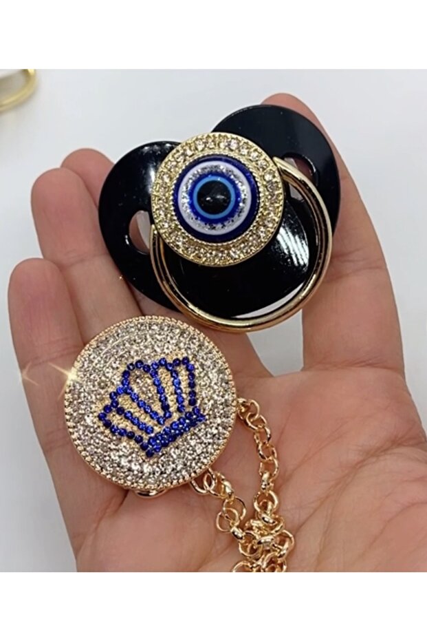 Zircon Stone Pacifier Set