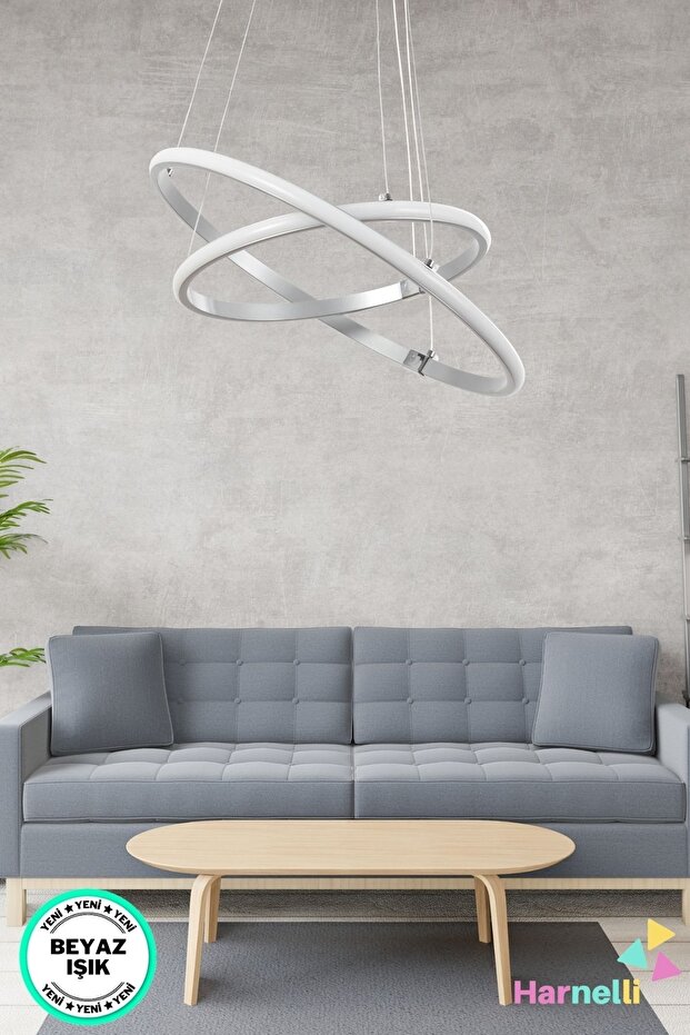 40/30 Beyaz Işık Modern Ledli Avize - 4