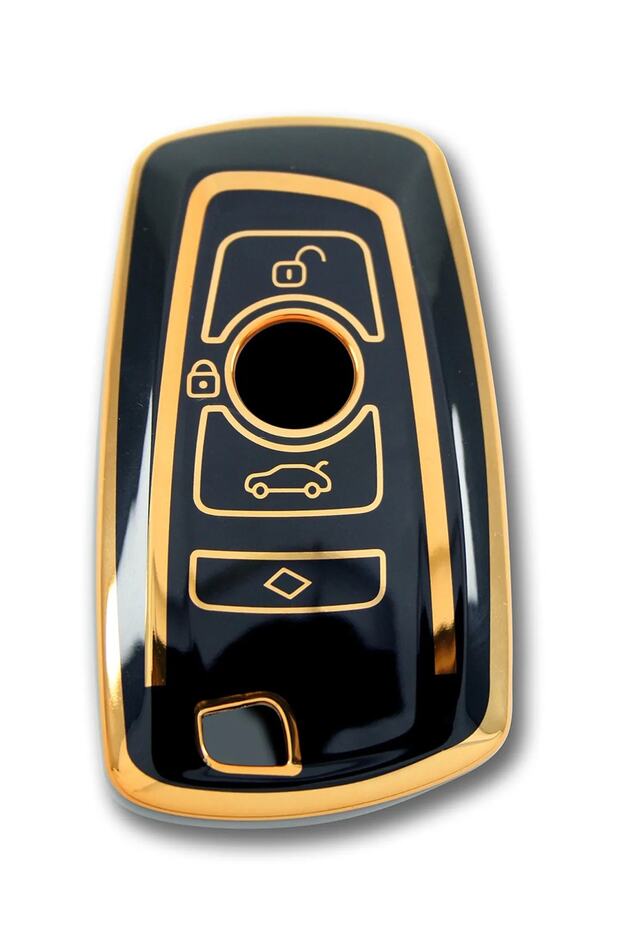 Bmw F Series Cas4 Type 4 Button Black Auto Key Remote Control Case Cover Auto Keychain F30