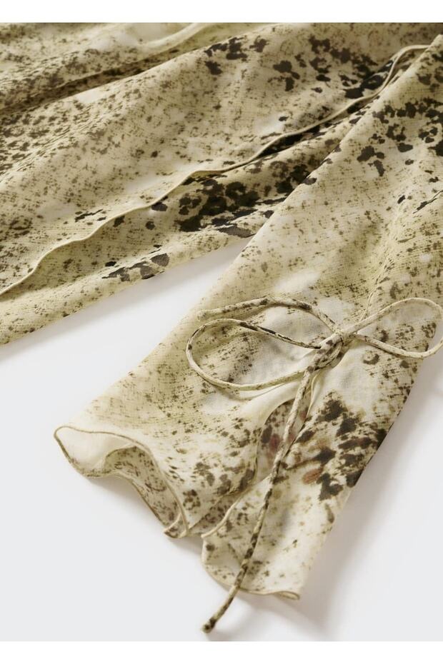 Leopar Desenli Elbise - 6