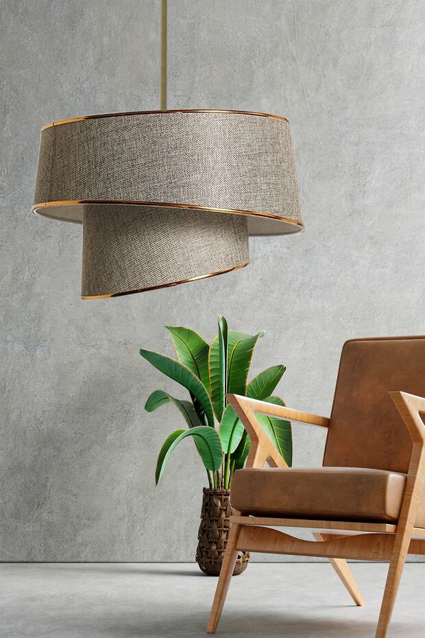 Eftelya Asimetrik Sarkıt Avize Kumbeji - 1