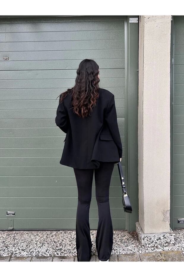 Ispanyol Paça Tayt Pantolon - 8