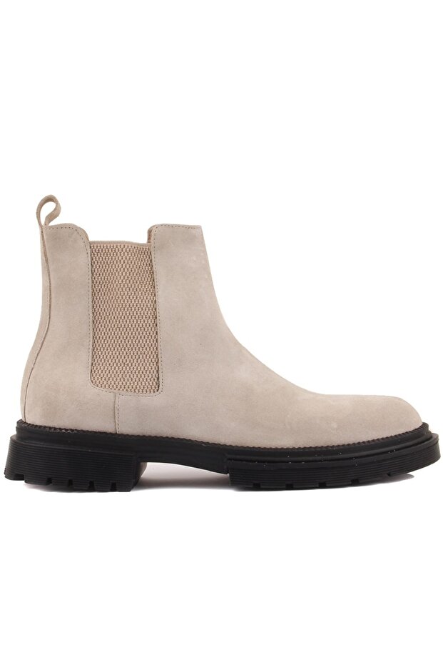 Beige Suede Men's Chelsea Boots 102-057-10201