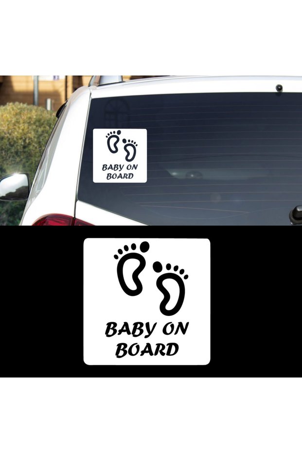 15 X 15 Cm Baby On Board - Attention Baby Has Car Sticker