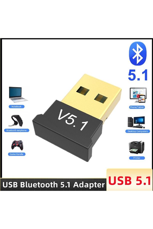 Bluetooth 5.1 Usb Bluetooth Adaptör Dongle V 5.1 - 2