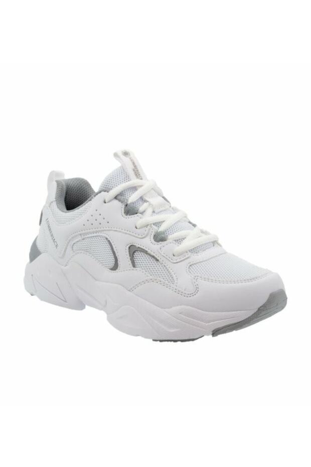Dakota 2fx Perforated Fabric Garnished Lace Up Sports Shoes