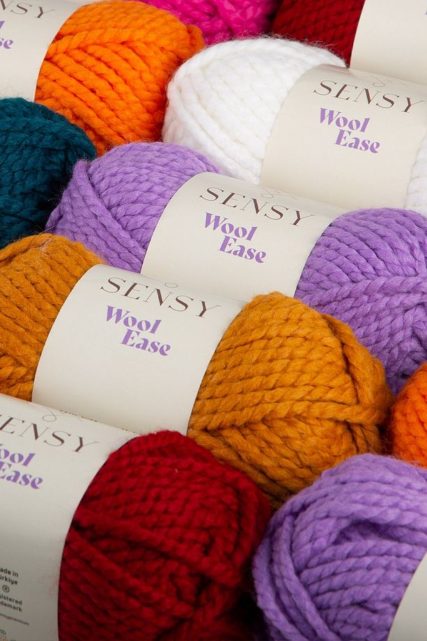 Premium Wool Ease El Örgü Ipi Atkı Bere Şapka Ip Panço Ipi Hırka Ipliği Gri - 7