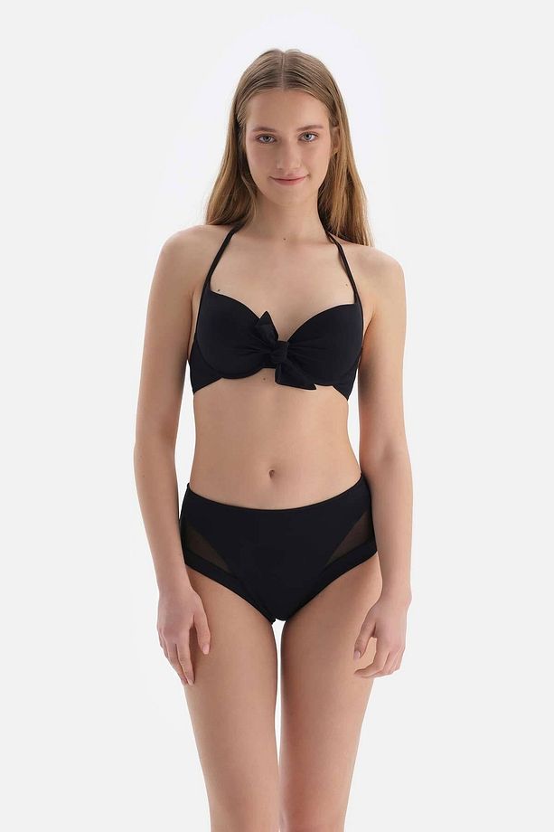 Siyah Kaplı Bikini Üstü - 1