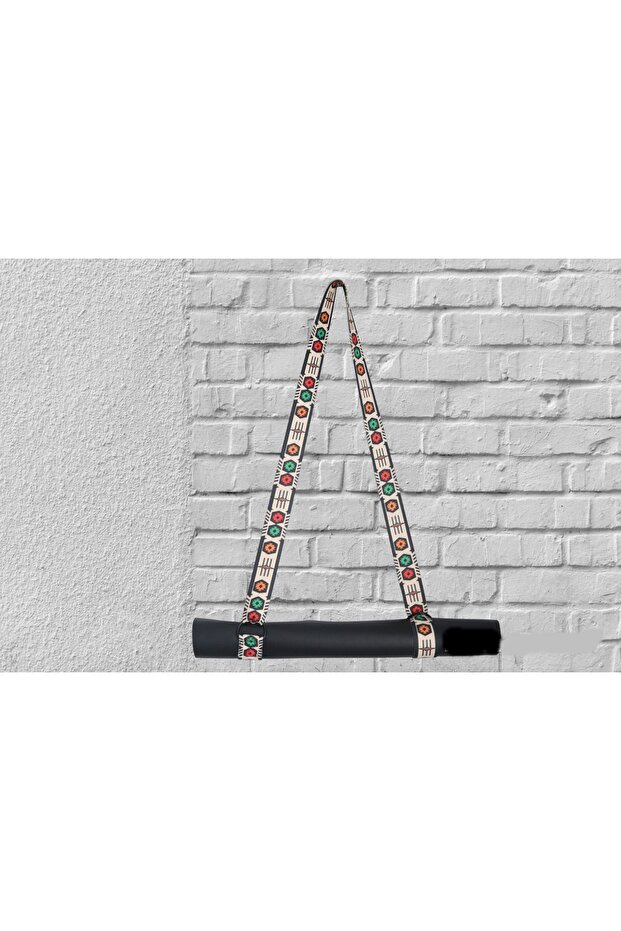 Ethnic Patterned Mat Carrying Strap - 1