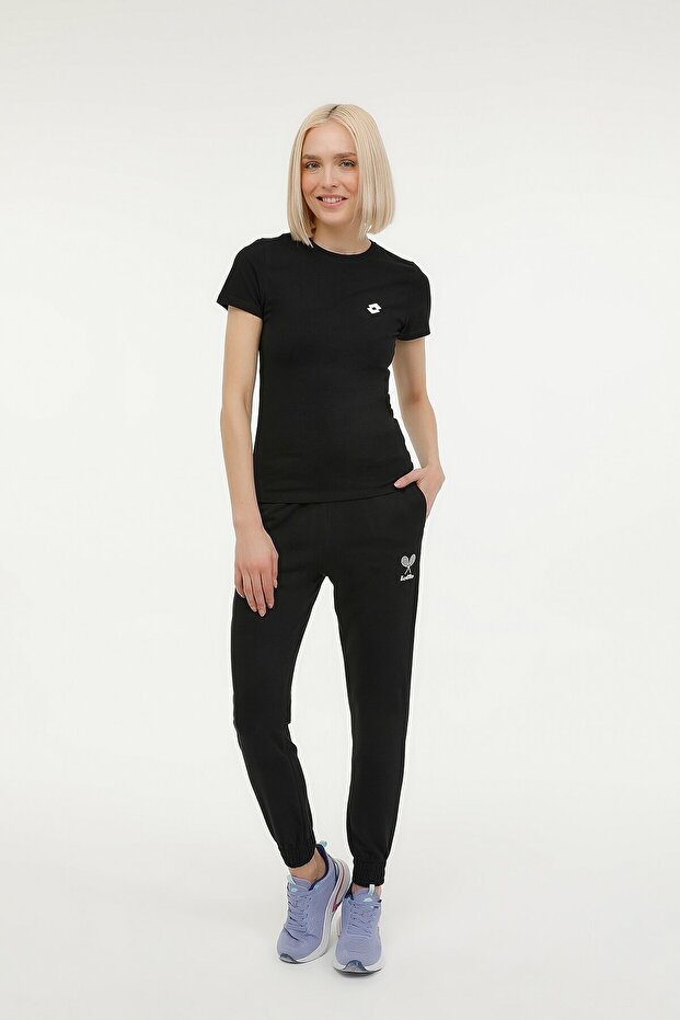W-slg09 Anıta Jogger 2pr Siyah Kadın Eşofman Altı - 3