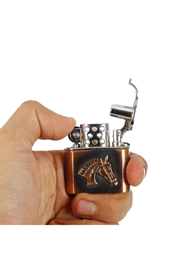 Joker Çakmak - Zippo At Tasarımlı Çakmak - 5