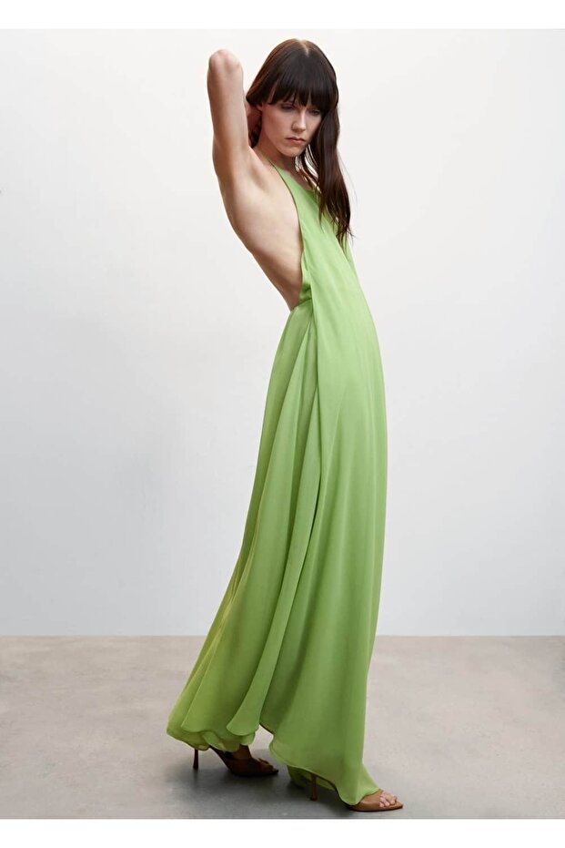 Sırtı Açık Elbise - 5