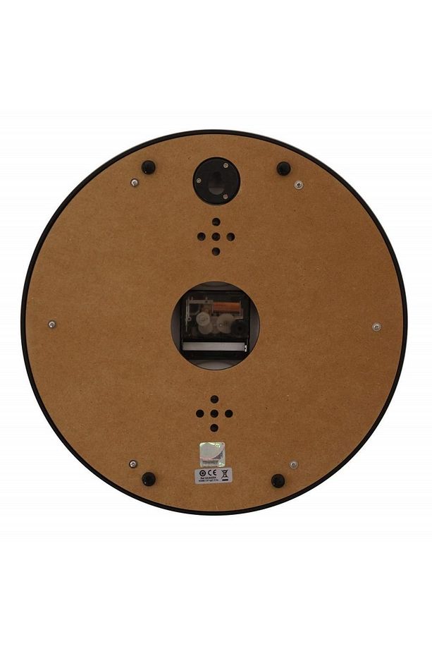 Qxa525k Thermometre Ve Hygromeli Analog Duvar Saati - 4