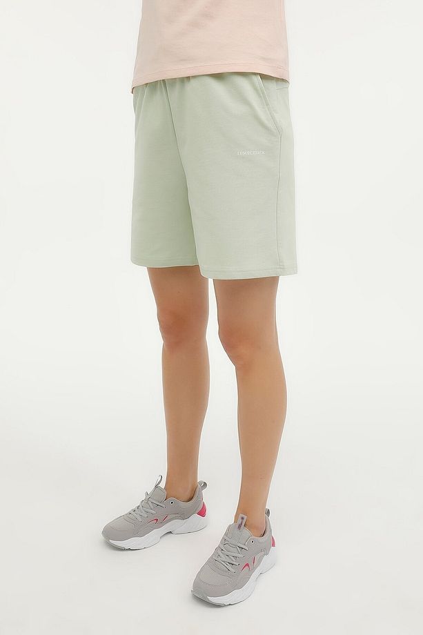W-ct144 Basıc Short 3fx Pastel Yesıl Kadın Şort - 1