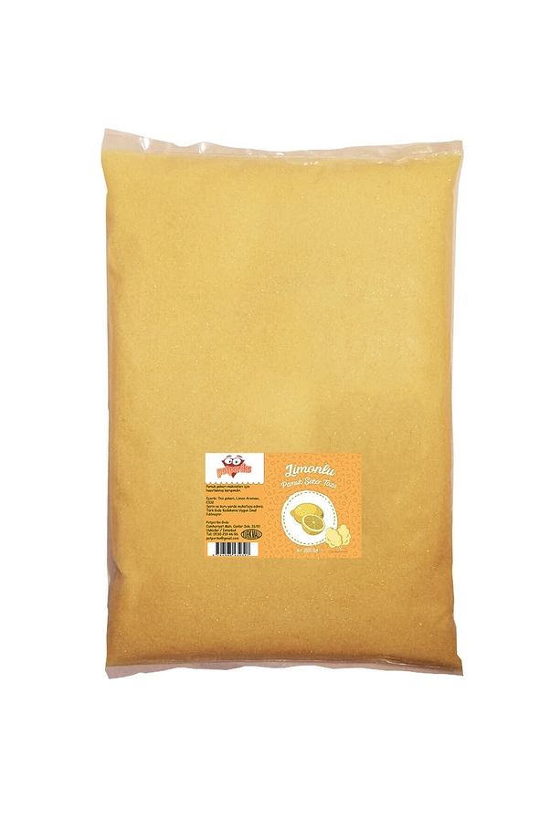1 Kg Limon Aromalı Pamuk Şeker Toz Şekeri - Pamuk Şeker Yapımı Için - 1