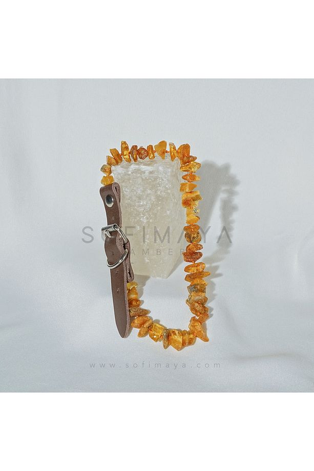 Kehribar Pire Ve Kene Tasması 30-35 Cm - 4