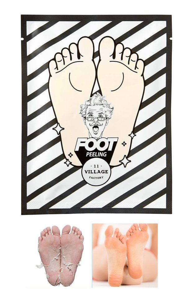 Comfortable Day Foot Peeling Mask - Sock Type, Peeling Softening and Purifying, 17G/1Pcs