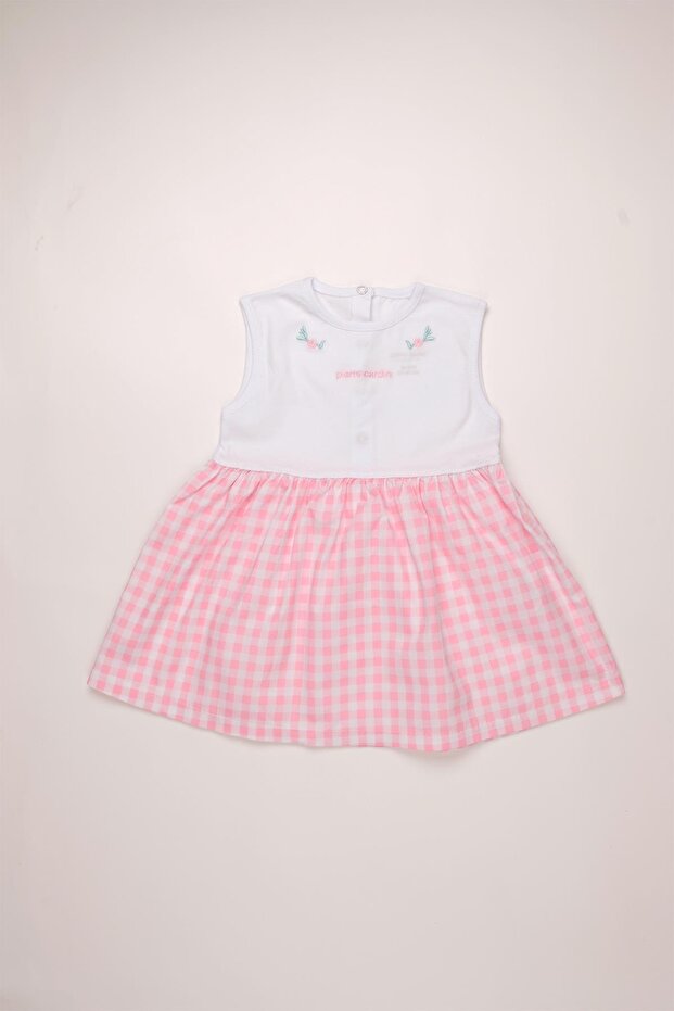 100% Cotton Snap-On Girl's Woven Dress303406
