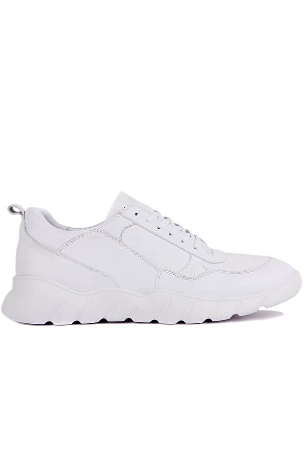 - White Leather Men's Casual Shoes 101-3688-He-923
