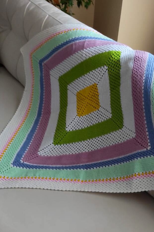 Karem - Hand Knitted Baby Blanket