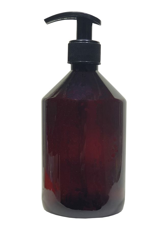 1 Adet 500 Ml Boş Sıvı Sabun,dezenfektan Şişesi Amber Renk - 1