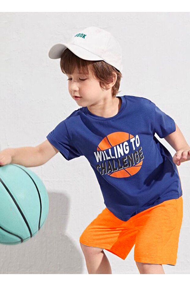 Basketball Boys T-shirt Shorts Set