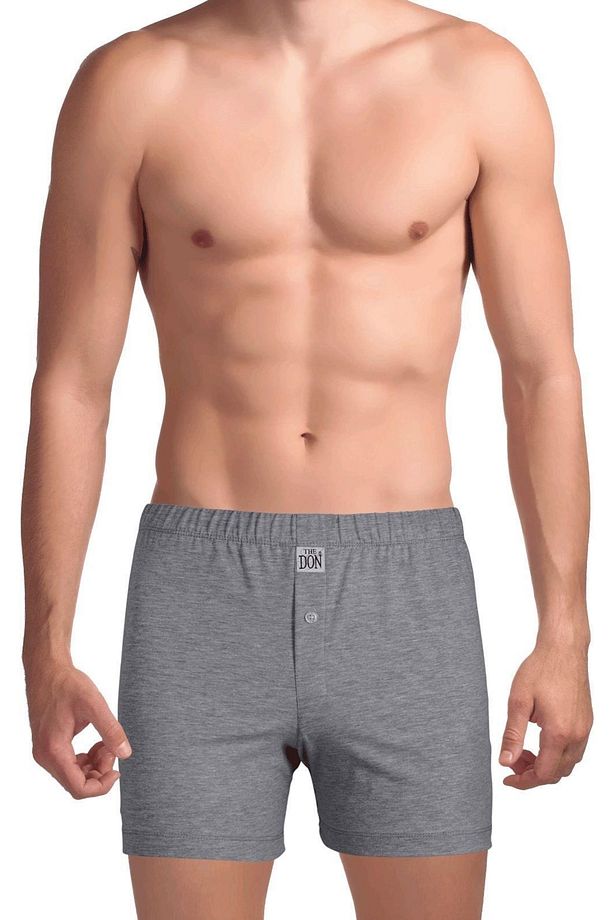 The Don Traditional Erkek Boxer Şort A.gri - 1