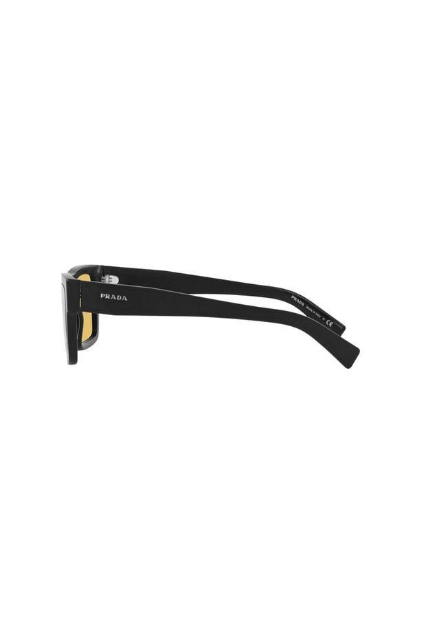 Pr19w1bo-0b7 Unisex Güneş Gözlüğü Siyah Kemik Çerçeveli Sarı Lens Uv400 - 5