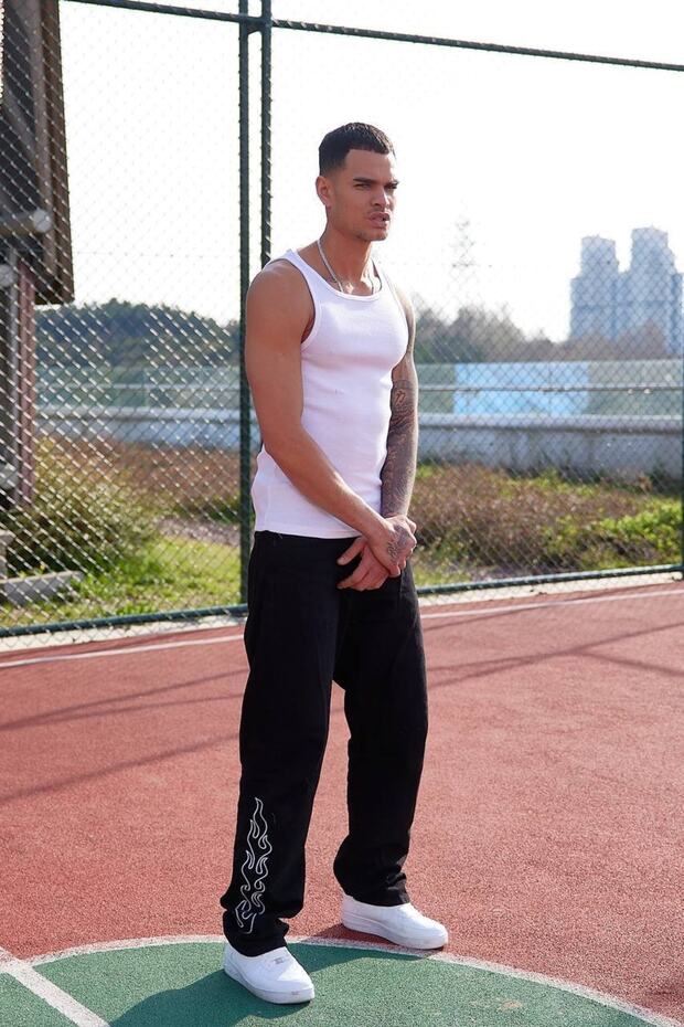 White Bamboo Fabric Athlete - 4