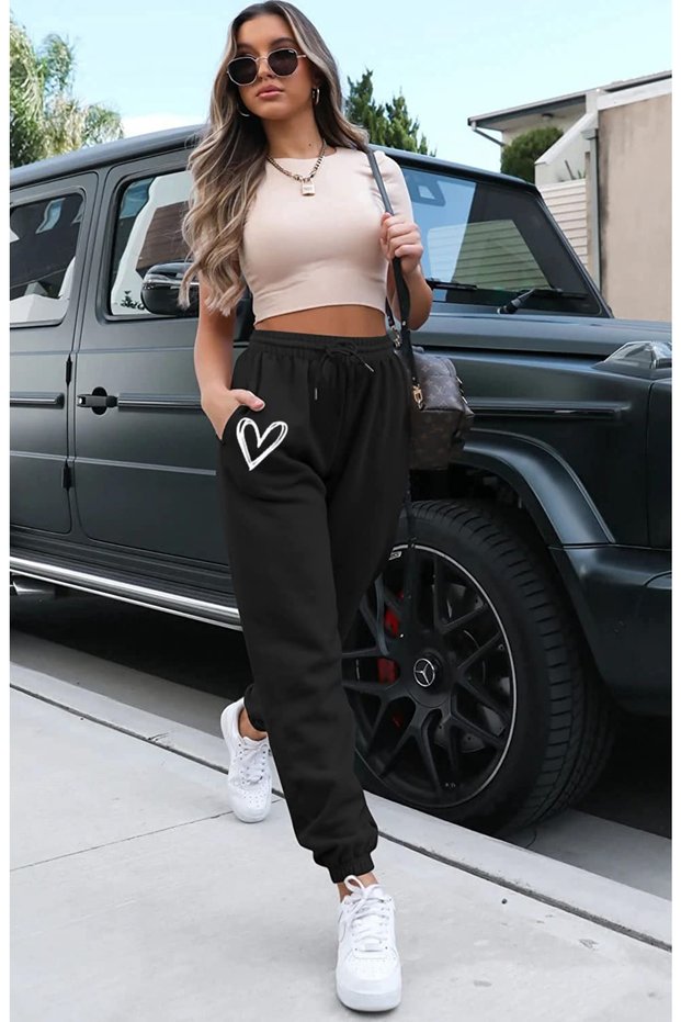 Raised Printed Tracksuit Bottom