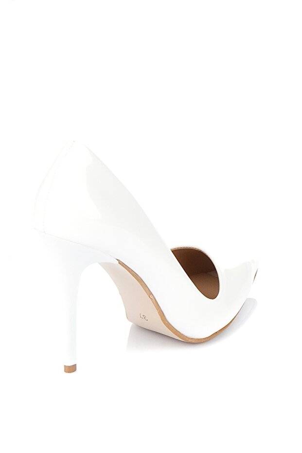 Női fehér sarkú cipő 8922151909 - 5