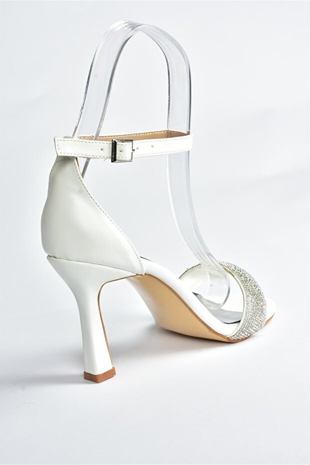 White Stone részletes női estélyi ruha cipő M572160709 - 4