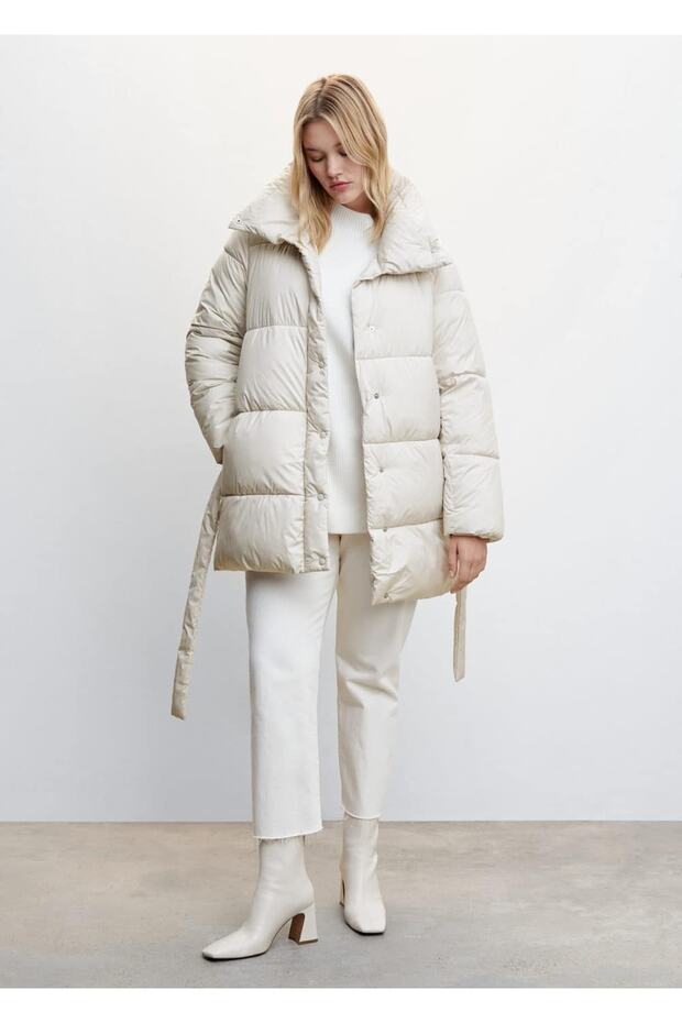 Kemerli Kapitone Anorak - 8