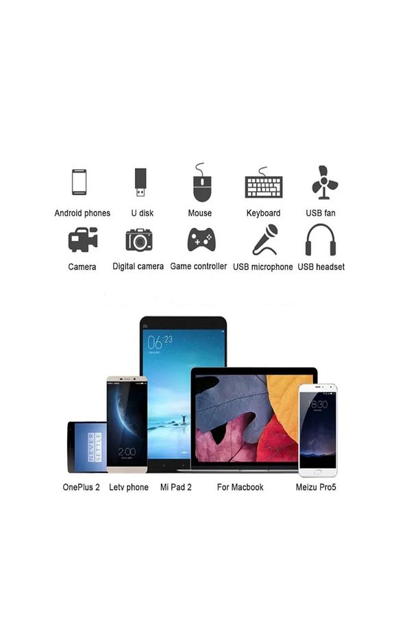 Type C To Usb 3.0 Otg Çevirici Veri Aktarım Macbook Usb Flash Dönüştürücü Adaptör - 4