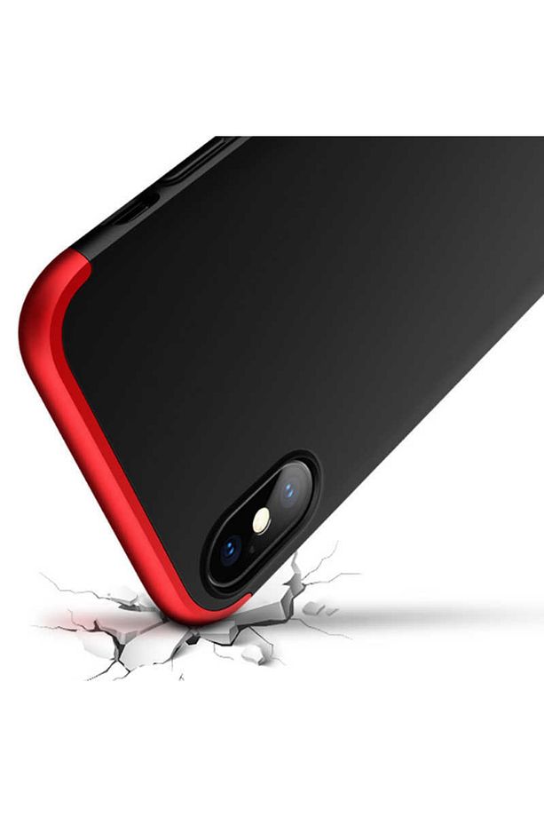 Apple Iphone Xs Max 6.5 Kılıf 3 Parçalı Koruma Hafif Ve Sert Kapak - 5