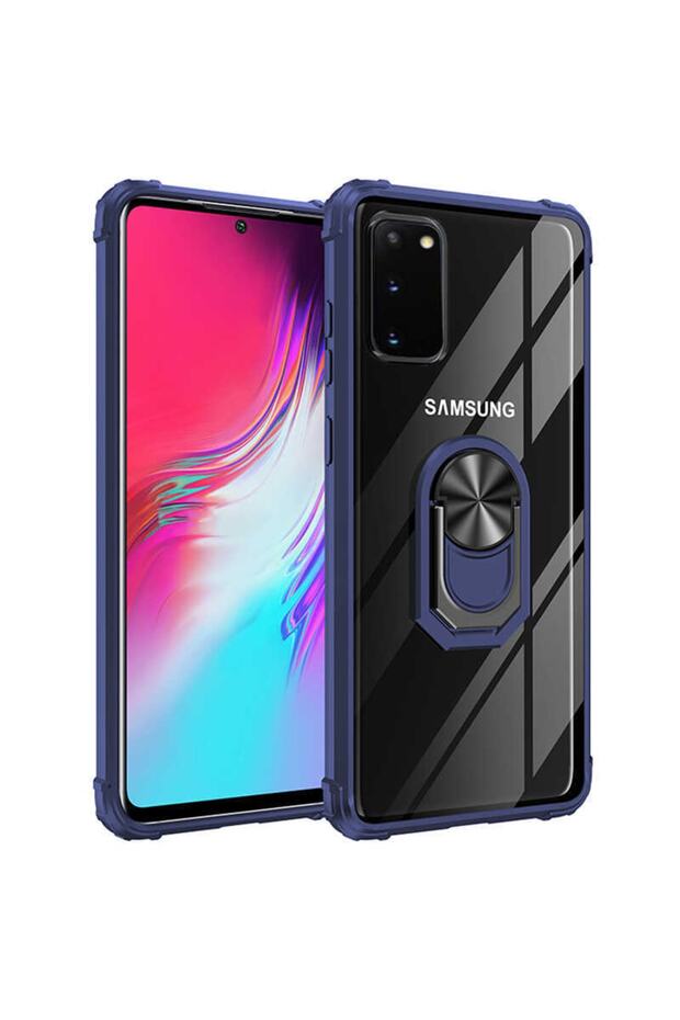 Samsung Galaxy S20 Case Full Protection Transparent Break Cover with Ring Stand