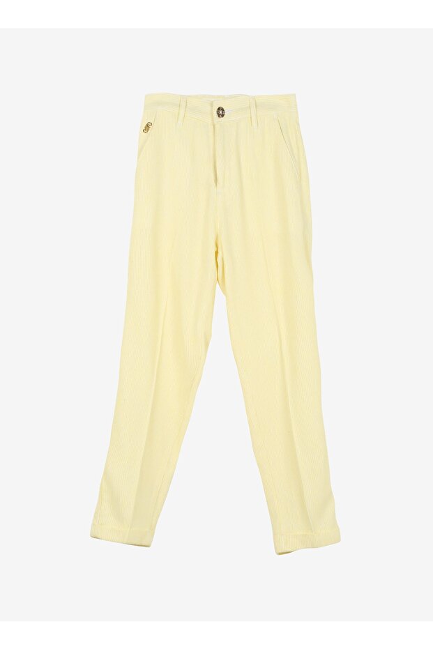 Normal Waist Standard Green Women's Trousers Ramus