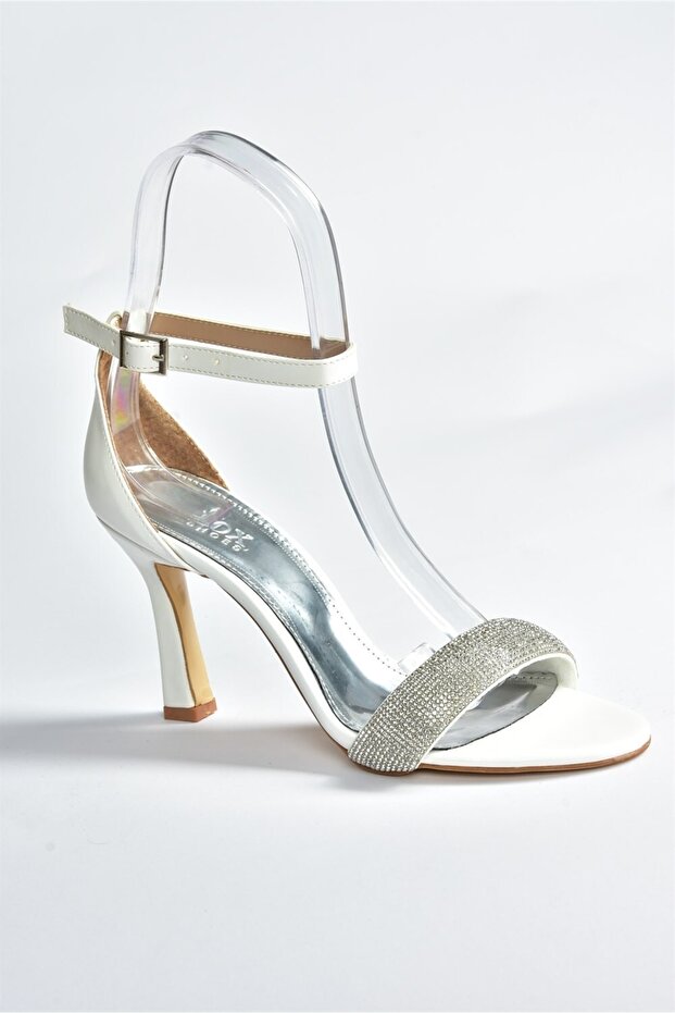 White Stone részletes női estélyi ruha cipő M572160709 - 6