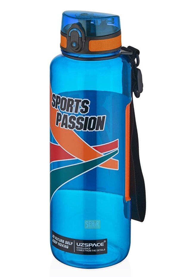 1500ml Mega Size Sports Passion Tritan Water Bottle with Non-Slip Grip Compartment