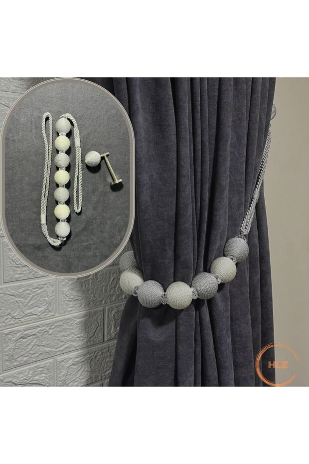 Background Curtain Side Tie Bracelet 7 Ball Model + Renso Set 1 Piece Bracelet 1 Piece Renso