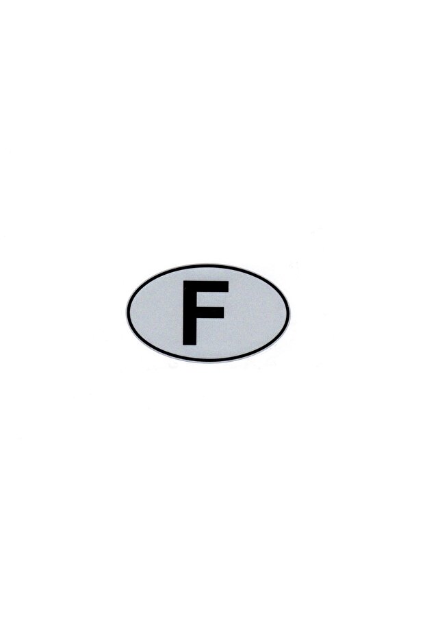 Special Reflective Sticker F (France) Sticker Compatible for Labelmakers