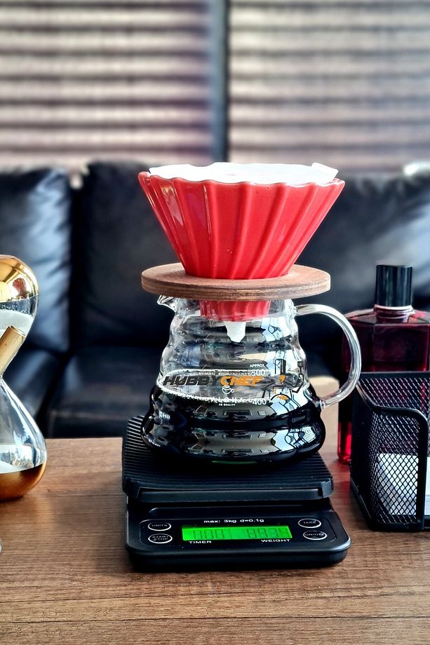 Kahve Demleme Seti Dripper Kahve Terazisi 3 kg 0.1 gr - 6