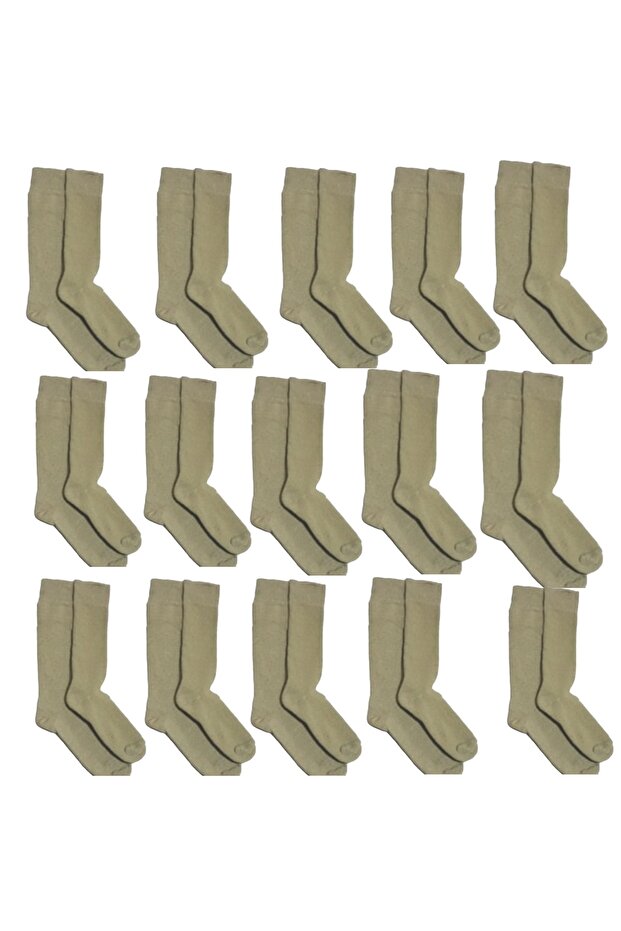 15-Piece Military Cotton Boot Socks 15-Piece Military Material Laundry