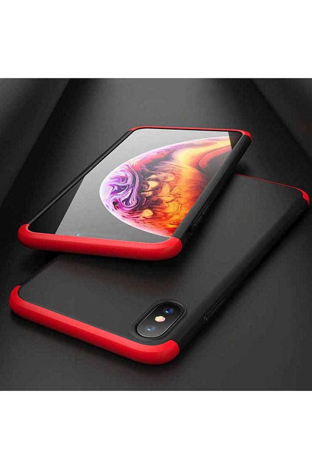 Apple Iphone Xs Max 6.5 Kılıf 3 Parçalı Koruma Hafif Ve Sert Kapak - 3