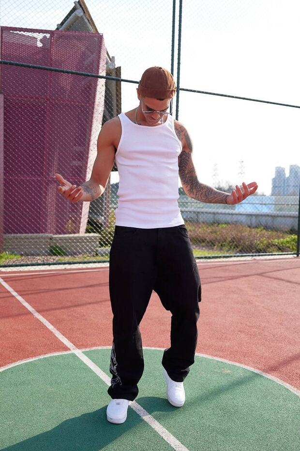 White Bamboo Fabric Athlete - 2