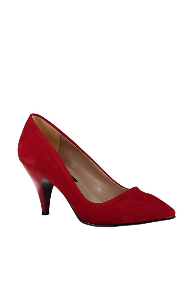 Czerwone buty damskie na obcasie A922151102 - 2